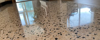 Granito Terrazzo poncage cristallisation