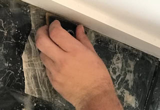 Services de ponçage et de cristallisation de marbre