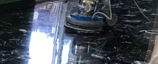 Granito Terrazzo poncage cristallisation