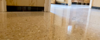 Granito Terrazzo poncage cristallisation