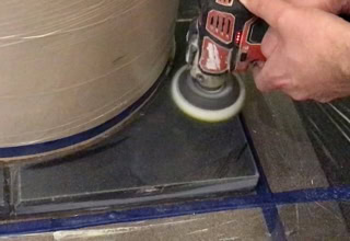 Services de ponçage et de cristallisation de marbre