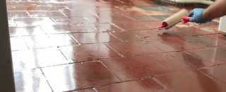 Tomettes en terre cuite - Décapage et traitements