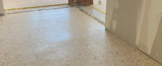 Granito Terrazzo poncage cristallisation