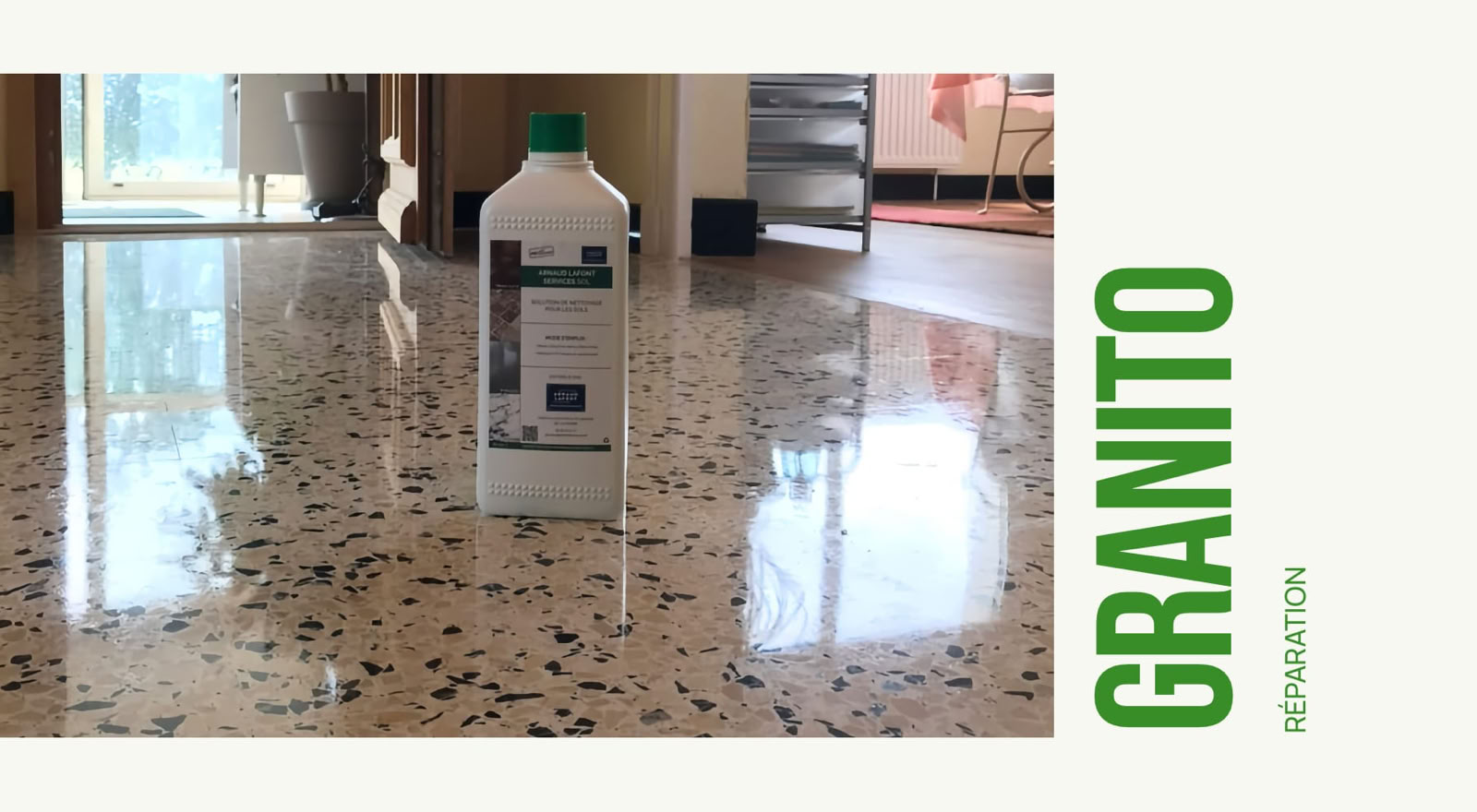 Granito Terrazzo poncage cristallisation
