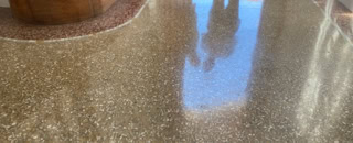 Granito Terrazzo poncage cristallisation