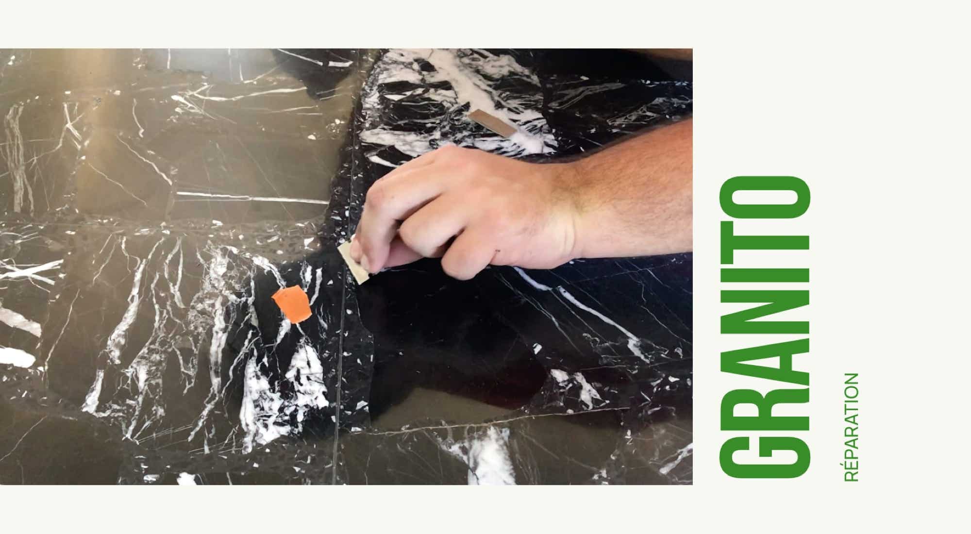 Granito Terrazzo poncage cristallisation