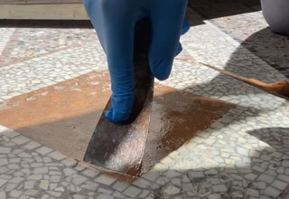 Services de ponçage et de cristallisation de marbre