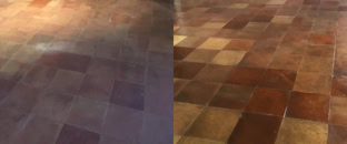 Décapage de tomettes en terre cuite à Lyon