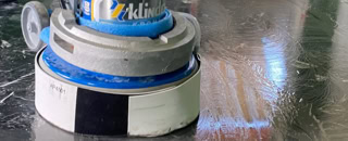 Granito Terrazzo poncage cristallisation