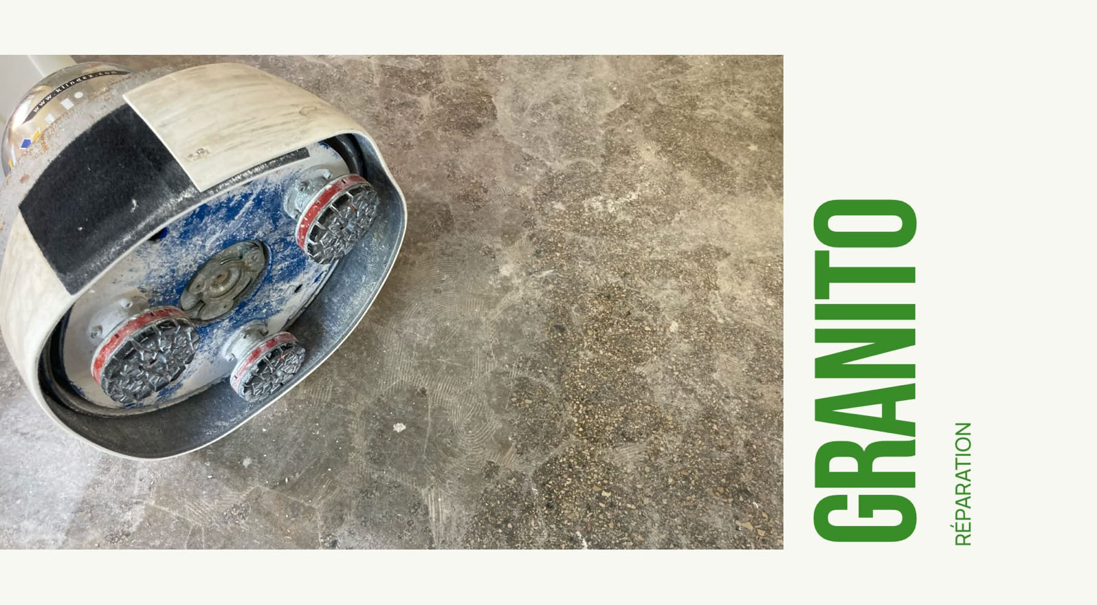 Granito Terrazzo poncage cristallisation