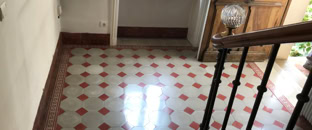 Carreaux ciment Poncage et cristallisation