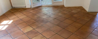 Tomettes en terre cuite - Décapage et traitements