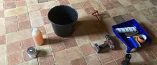 Décapage de tomettes en terre cuite à Lyon