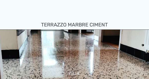 Granito Terrazzo poncage cristallisation
