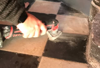 Services de ponçage et de cristallisation de marbre