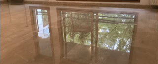 Ponçage et cristallisation de marbre à Vichy