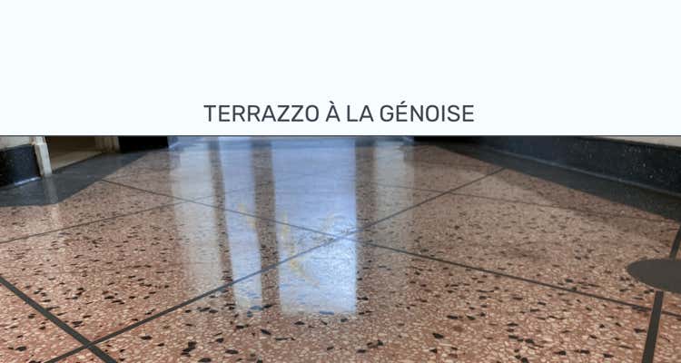Granito Terrazzo poncage cristallisation