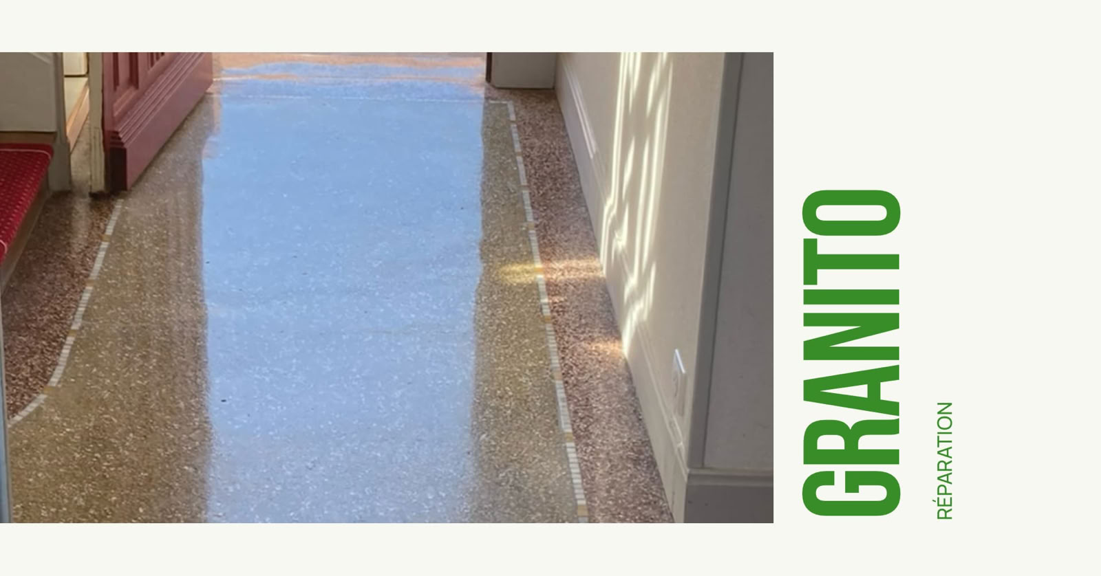 Granito Terrazzo poncage cristallisation