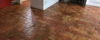 Tomettes en terre cuite - Décapage et traitements