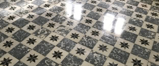 Carreaux ciment Poncage et cristallisation