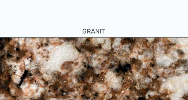 poncer et cristalliser le granit