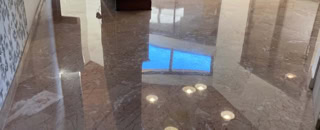 Ponçage et cristallisation de marbre à Vichy