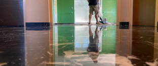 Ponçage de marbre et cristallisation - Lyon