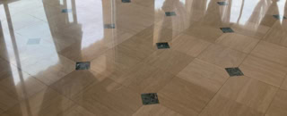 poncer travertin cristallisation