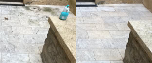 poncer terrasse en pierre & hydrofuge