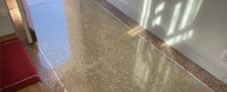 Granito Terrazzo poncage cristallisation