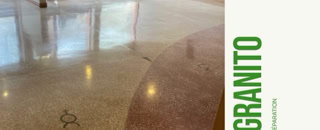 Granito Terrazzo poncage cristallisation rénovation