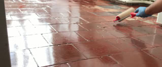 Décapage de tomettes en terre cuite à Lyon